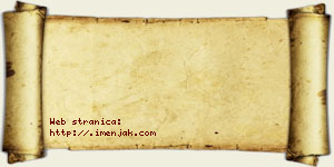 Žaklina Pavlović vizit kartica